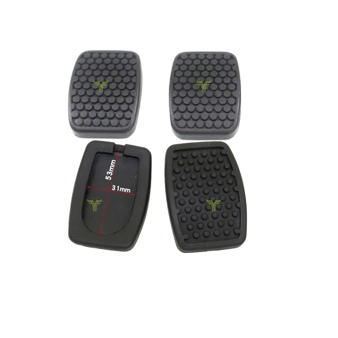 BYSON Brake Pedal Rubber (2-Piece Set) for 3-Wheel Agriculture Truck