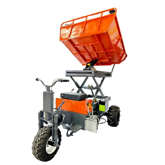 BYSON Agriculture Truck Jacklift X-900 (3-Wheel Mini Truck with Jacklift Loading)