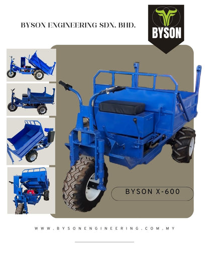 BYSON Agriculture Truck X-600 Standard (Manual 3-Wheel Mini Truck)
