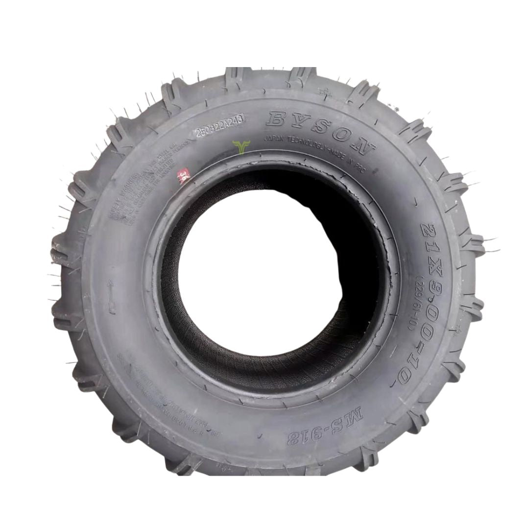 BYSON Tyre 21x9-10 for 3-Wheel Agriculture Truck (Tyre Only, Rim Excluded)