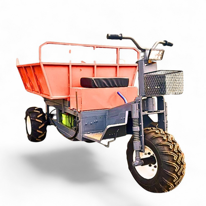 BYSON X-800 hydraulic-tilt 3-wheel agriculture truck for plantation transport in Malaysia